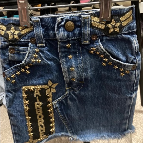 Custom-Made Lee denim skirt - Picture 5 of 10